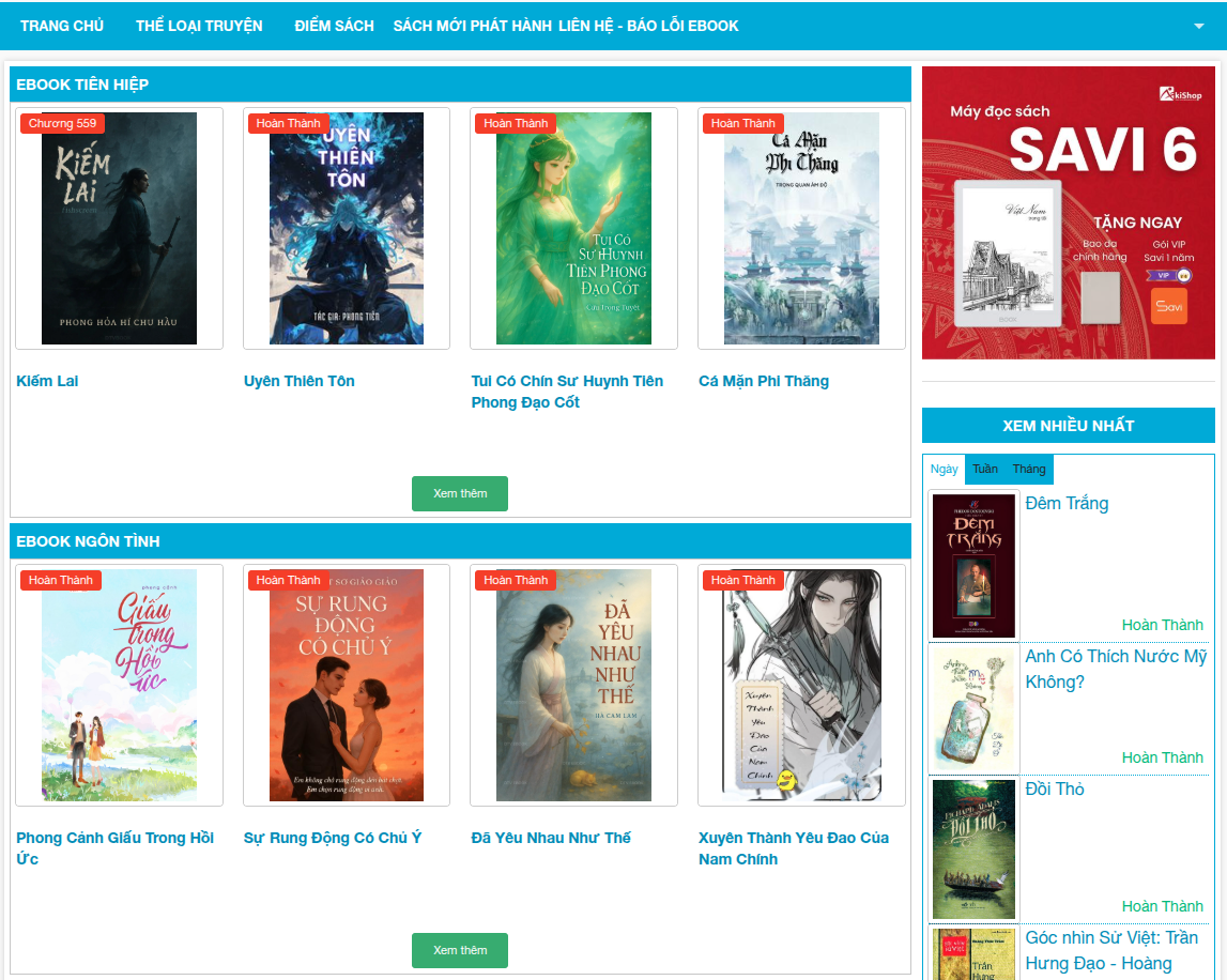 DTV eBook gặp sự cố? Cập nhật tình hình mới nhất về trang chia sẻ ebook miễn phí